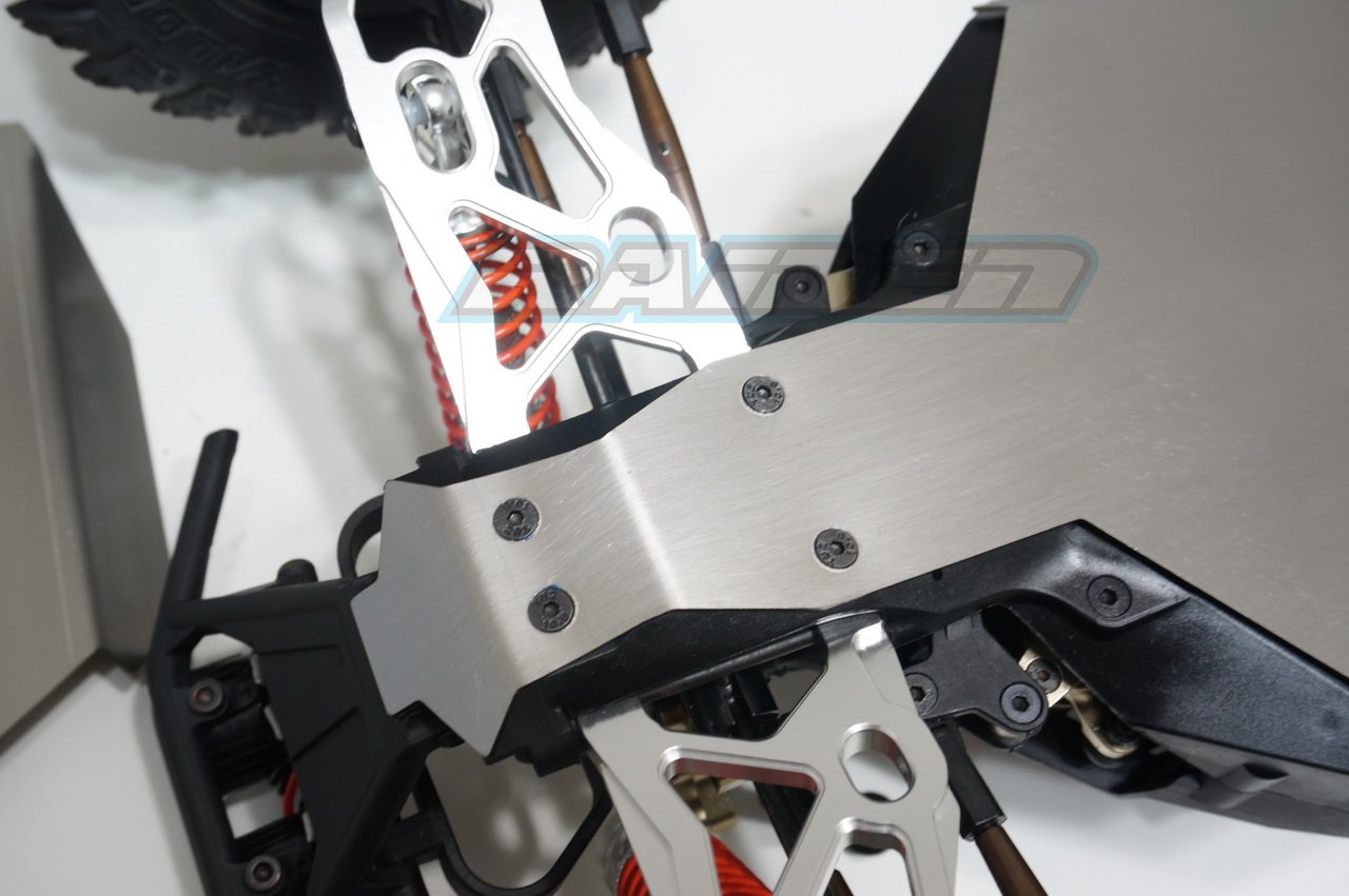 wccf    ロケテ⭐︎P11     ベッキア Amazon.com: Stainless Steel Chassis Protector Guard Rear Axle Skid